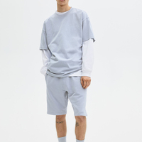 Shorts de sport compressifs en toile 100 % coton pour hommes, style hip-hop, anti-plis, avec poches, pour la gym et le quotidien