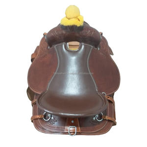 Magnifiquement fabriqué à la main en cuir véritable Western Pleasure Trail Riding Horse Saddle Set au prix de gros avec Tack Set en vrac - Product Image 6
