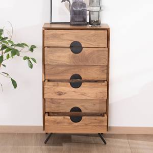 Vandana Ivory Value acacia <b>storage</b> unit with 6 <b>drawers</b> Spot - Product Image 5