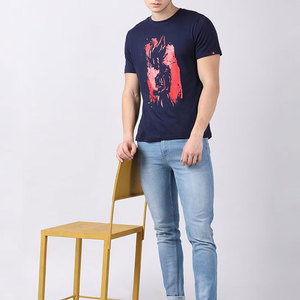 T-shirt 3D imprimé sur toute la surface, personnalisé, pour hommes, grande taille, 100% coton, 220 grammes, impression par sublimation intégrale, séchage rapide - Product Image 4