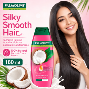 Palmolive Naturals Intensive Moisture Coconut Cream <b>Shampoo</b> 180ml | 2-in-1 For Dry Hair - Product Image 5