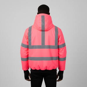 Factory Price Hi <b>Vis</b> Reflective <b>Jacket</b> Custom Logo Wholesale Safety Workwear for Industrial Protection - Product Image 5