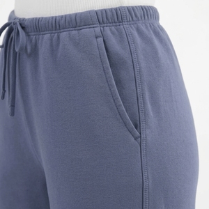 Pantalones Deportivos de Mujer, Hechos a Medida, de Cintura Alta, Corte Recto, Ajuste Regular, Modernos, para Invierno, de Forro Polar Ecológico, con Cordones, Estilo Urbano - Product Image 6