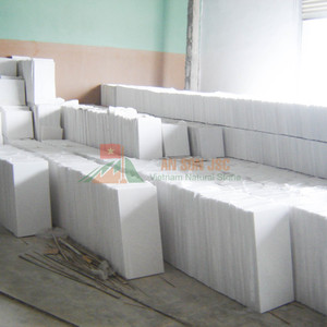 Losa de Mármol Blanco de Vietnam Directo de Fábrica, Piedra Natural Blanca Pura para Materiales de Construcción de Interiores, Pisos y Paredes - Product Image 3
