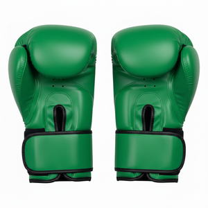 Guantes de Boxeo de Cuero Sintético Transpirables y Ligeros, Guantes de Entrenamiento con Correa de Muñeca Ajustable, Talla 10oz-14oz - Product Image 4