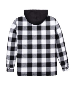 Veste en flanelle vintage de haute qualité pour homme, grande taille, à carreaux, épaisse, doublée, chemise en flanelle, veste à capuche pour homme, veste pour homme - Product Image 1