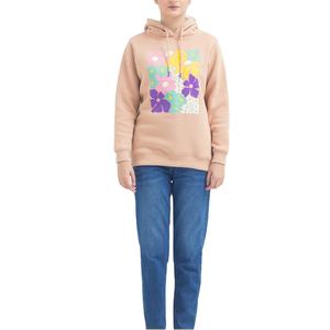 เสื้อฮู้ดผ้าฝ้ายเนื้อบางเบา ปักลายแบบมืออาชีพ สำหรับผู้หญิง ระบายอากาศได้ดี ไม่หดตัว รับทำโลโก้ OEM ลดราคาช่วงฤดูหนาว - Product Image 1