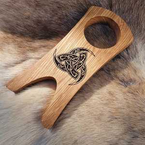 Corne de buffle polie à la main de qualité supérieure, toucher réel, moderne, avec support en bois - Décoration maison et mariage, objet de collection, nouveauté - Product Image 3