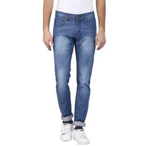 Spandex Coton Premium Haute Qualité À La Mode OEM Service Meilleure Vente Denim Jeans Pantalon Pour Hommes Lavé Fermeture Éclair Respirant - Product Image 4