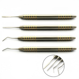 Juego de Instrumentos Quirúrgicos Profesionales de 4 Piezas para Extracción Periotomática Dental, Kit Completo de Herramientas para Extracción Atraumática - Product Image 1