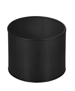Support de pot en métal personnalisé avec pot noir, design artisanal durable pour pots lourds et décoration intérieure élégante - Product Image 2