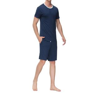 Camiseta ligera de algodón con pantalones cortos a juego, estilo elegante, diseño flexible, perfecta para el gimnasio y actividades al aire libre. - Product Image 3