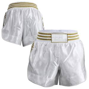 Shorts de boxe OEM de haute qualité pour hommes, en Spandex/Polyester, coupe régulière, respirants et à séchage rapide, pour l'entraînement nocturne (Lot de 3) - Product Image 3