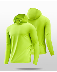 Wholesale Customized Factory Made Logo Printing Athletic <b>Hoodies</b> Best Design Mens Blank Long Sleeve <b>UV</b> Sun <b>Protection</b> Workout - Product Image 5