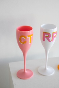 Copas de Champán Premium Multicolores de 150 ml, con Logotipo Personalizado, Colección de Cristalería de Plástico para Bodas, Copas de Brindis de Plástico Reutilizables al por Mayor - Product Image 4