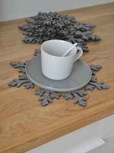 Sous-verres ronds en feutre non tissé, design bohème, tapis et coussinets résistants à la chaleur - Product Image 3