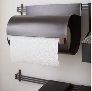 Distributeur de serviettes en papier commercial mural blanc moderne avec système de tirage central. Disponible à prix de gros. - Product Image 5