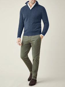 Suéter de Cachemira con Cierre y Manga Larga para Hombre, Precio al por Mayor, Cárdigan de Cachemira - Product Image 4