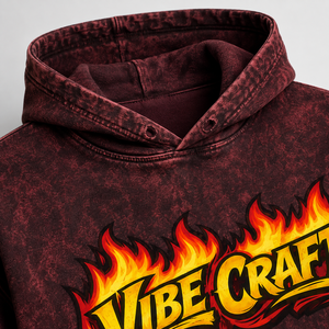 Sudadera con Capucha para Hombre, Estilo Vintage, Lavado Ácido, Oversize, Algodón Grueso, Bordada, Estilo Urbano, Informal - Product Image 5