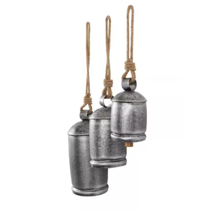 Campanas de Metal con Diseño Navideño Atractivo, Decoraciones Colgantes de Estilo Rústico Gigante, Proveedor Mayorista - Product Image 4