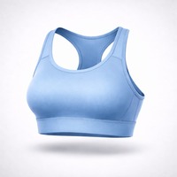 Soutien-gorge de sport Wida pour femme, simple, à maintien élevé, respirant, en Spandex/Polyester, sans couture, pour la gym, la course et le yoga – Vente en gros
