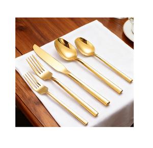 Ensemble de couverts en métal au design élégant pour la maison, la cuisine, les restaurants, les hôtels et les occasions de dîners formels - Product Image 1