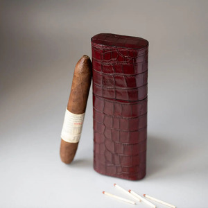 Estuche de Cuero para Cigarros con Cortador Integrado, Accesorio de Lujo, Almacenamiento Seguro para Cigarros, Precio Razonable, Color y Tamaño Personalizables - Product Image 6