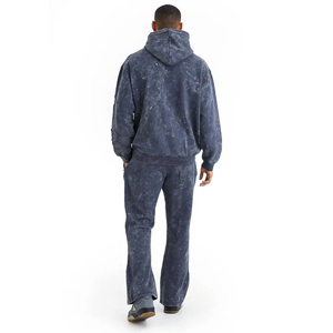 Coupe-vent Homme Effet Délavé, Survêtement à Capuche, Fabrication de Qualité Supérieure, Prix Raisonnable, Tenue de Jogging pour Homme Effet Délavé - Product Image 2