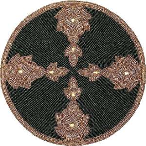 Mantel Individual de Alta Calidad Hecho a Mano con Bordado de Cuentas de 5mm de Grosor, Ideal para Eventos Festivos y Hogares, Tendencia Popular para Mesas de Café y Comedor - Product Image 1