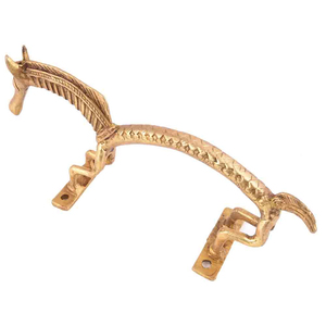 <b>Brass</b> Kitchen Cabinet Door Handle Modern <b>Brass</b> Kitchen Bathroom Door Horse Design Decorative for Selling - Product Image 2