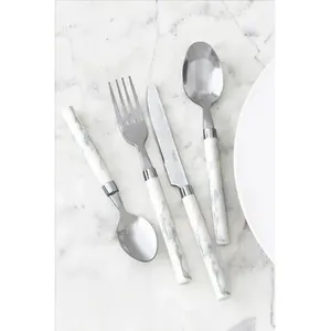 Reliable Manufacturer Trendy Metal Flatware <b>Set</b> Durable Finish For Everyday <b>Dining</b> And Party Service - Product Image 3