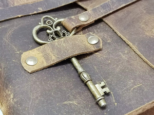 Cuadernos de Cuero de Estilo Antiguo Hechos a Medida con Encuadernación Térmica, Tamaño A4, Tapa Dura, Papeles de Algodón Hechos a Mano para Regalo o Reventa - Product Image 3