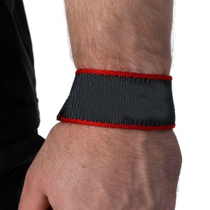 Gants d'entraînement unisexes robustes antidérapants avec logo personnalisé, fermeture à pression, en néoprène non extensible - Product Image 3