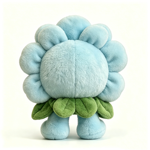 Juguete de peluche de flor azul suave, juguete de peluche agradable al tacto, peluche de flor premium para abrazar, peluche acogedor para aliviar la ansiedad - Product Image 2