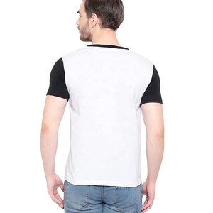 Camiseta Hip Hop para Hombre, Cuello Redondo, Corte Ajustado, Manga Corta, Diseño Sólido, Tejido de Punto, 220 Gramos, Poliéster/Algodón - Product Image 4