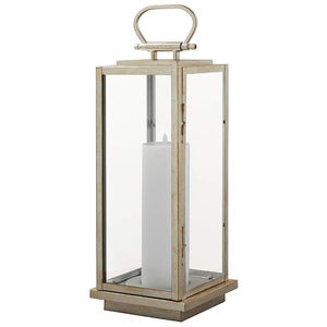 Lanternes à bougies en acier inoxydable et en verre pour la décoration de la maison et du jardin, lanternes brillantes argentées pour table et sol, lanternes hautes - Product Image 4