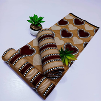 Tissu en coton Ankara authentique imprimé wax africain pour vêtements féminins, marché textile de Sierra Leone, OEM ODM Hitjem Export