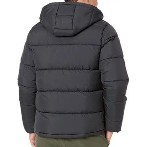 Chaqueta acolchada personalizada al por mayor con logotipo impreso para hombre, chaqueta informal de invierno para hombre. - Product Image 3
