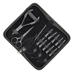 Kit Profesional de Extensiones de Cabello de Acero Inoxidable a Prueba de Agua, Juego Completo de Herramientas de Micro Anclaje para Uso en el Hogar y en Salones de Belleza, Duradero y Reutilizable - Product Image 4