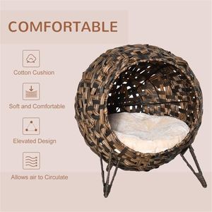 Brown Cat Bed/House for Pets - Product Image 2