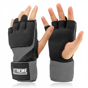 Gants de boxe personnalisés à enroulement rapide pour entraînement sur sac de frappe, respirants, en néoprène, avec support pour les mains, pour MMA, Muay Thai, Boxe - Product Image 1