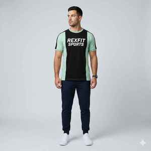 T-shirt surdimensionné personnalisé 100 % coton pour homme, grande taille, épaules tombantes, avec logo imprimé, design uni et coupe ample - Product Image 6