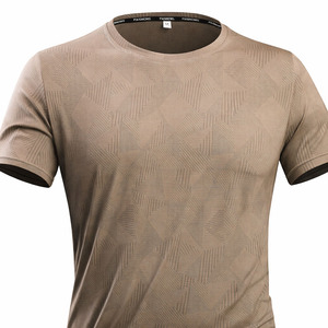 เสื้อยืดออกกำลังกายผู้ชายทรงปกติ แขนสั้น ผ้าถัก พิมพ์ลาย เป็นมิตรกับสิ่งแวดล้อม แห้งเร็ว ระบายอากาศดี เสื้อผ้ากีฬา สีและโลโก้สั่งทำได้ - Product Image 2
