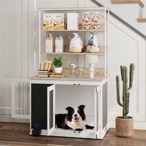 Lussuosa Cuccia per Cani da Esterno, Regolabile, in Metallo, per Razze Grandi e Piccole, Stile Villa, Adatta anche per Gatti - Product Image 2