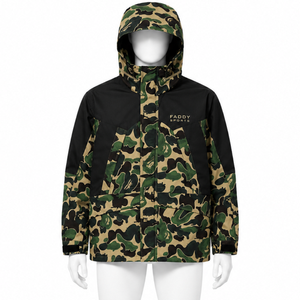 <b>Waterproof</b> <b>Camo</b> Printed Snowboarding <b>Jacket</b> Men's Windproof Thermal Outdoor Sports Winter Ski <b>Jacket</b> Breathable Camouflage Coat - Product Image 1