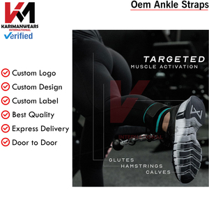 Breathable Ankle Strap Gym <b>Cable</b> <b>Attachment</b> Leg Workout Glute Training Fitness Wholesale Supplier - Product Image 4