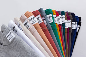 Camiseta deportiva unisex ecológica de algodón de 190gsm, transpirable, ajuste regular, manga corta, algodón liso, estilo informal para el verano - Product Image 3