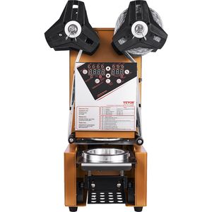 Completamente automatico elettrico Boba Tea Sealer 500-650 tazze/H controllo digitale pannello LCD bolle latte tè caffè oro macchina sigillante - Product Image 1