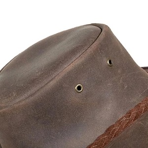 Chapeau de cowboy en cuir artisanal de qualité supérieure, le plus vendu, personnalisable avec votre marque, avec bande réglable, pour l'extérieur, toutes saisons, unisexe - Product Image 5