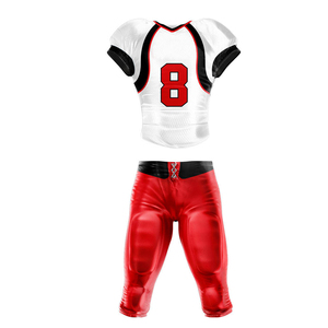 Wrinkle Free Football Uniform Unisex No <b>Iron</b> Custom Breathable Polyester Jersey Pants Set - Product Image 3